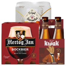 Tripel karmeliet* , Pauwel Kwak of Hertog Jan weizener, bockbier, karakter, grand prestige of tripel